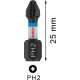 Біти Bosch Pro Phillips Impact PH2, 25 мм, 2 шт