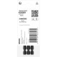 Набір біт Bosch Pro Phillips Impact Set PH1/2/3, 55 мм, 3 шт