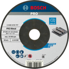 Зачисний круг Bosch PRO Metal 150х6х22.23 мм