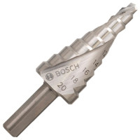 Ступінчасте свердло Bosch HSS 9 ступенів 4-20х70.5 мм, хвостовик 8 мм