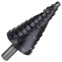 Ступінчасте свердло Bosch HSS-AlTiN 12 ступенів 6-37х93 мм, PG7-PG2, хвостовик 10 мм