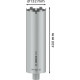 Алмазна коронка для сухого свердління Bosch PRO Core Cutter 132x400 мм, 1 1/4" UNC