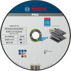 Круг відрізний Bosch PRO Stainless Steel and Metal 230×1.9×22.23 мм