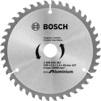 Пиляльний диск Bosch Eco for Aluminium 150x2.0/1.4x20/16 мм T42
