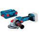 Акумуляторна кутова шліфмашина Bosch GWX 18V-15 SC Professional, без акб в L-Boxx 136