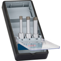 Набір алмазних коронок Bosch PRO Ceramic dry 6x33 мм, 8x33 мм, 10x33 мм