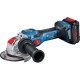 Акумуляторна кутова шліфмашина Bosch GWX 18V-15 SC Professional, 2 акб 18 V 8.0 Ah в L-Boxx 136