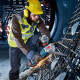 Акумуляторна кутова шліфмашина Bosch GWX 18V-15 SC Professional, 2 акб 18 V 8.0 Ah в L-Boxx 136