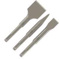 Набір зубил Bosch PRO SDS plus-4C Chisel Set, 3 шт