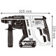 Акумуляторний перфоратор Bosch GBH 180-LI Professional, без акб у картоні
