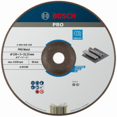 Круг відрізний Bosch PRO Metal випуклий 230х3х22.23 мм