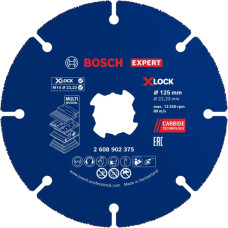 Круг відрізний Bosch Expert Carbide Multi Material X-Lock 125x22.23 мм