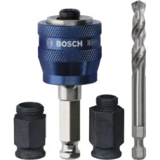 Перехідник для коронок Bosch Expert Power Change Plus 11 мм, свердло HSS-G 7.15х85 мм, 2 гайки перехідника