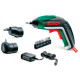 Акумуляторна викрутка Bosch IXO V full, з/п, у футлярі, кутова насадка, ексцентрикова насадка, набір біт 10 шт
