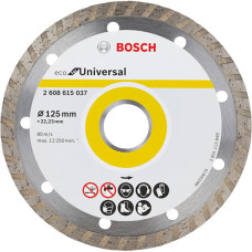 Алмазний диск відрізний Bosch ECO for Universal Turbo 125x22.23x2.4х7 мм
