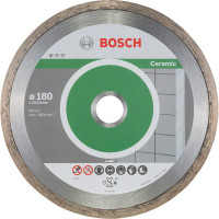 Алмазний диск Bosch Standard for Ceramic 180x22.23х1.6х7 мм, 10 шт