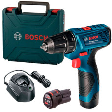 Акумуляторний дриль-шуруповерт Bosch GSR 120-LI Professional, 2 акб GBA 12V 2.0Ah, з/п GAL 1210 CV у чемодані