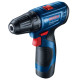 Акумуляторний дриль-шуруповерт Bosch GSR 120-LI Professional, 2 акб GBA 12V 2.0Ah, з/п GAL 1210 CV у чемодані