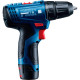 Акумуляторний дриль-шуруповерт Bosch GSR 120-LI Professional, 2 акб GBA 12V 2.0Ah, з/п GAL 1210 CV у чемодані