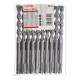 Ударний бур Bosch SDS-Plus-1, 12х100х160 мм, 10 шт