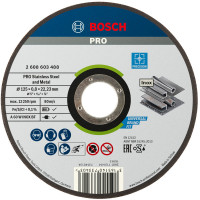 Круг відрізний Bosch PRO Stainless Steel and Metal 125×0.8×22.23 мм