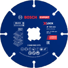 Відрізний круг Bosch Expert Carbide Multi Wheel X-Lock 125x22.23 мм, 10 шт