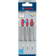 Пилка для лобзика Bosch PRO Plastics PVC Clean T 102 H 100 мм, 3 шт