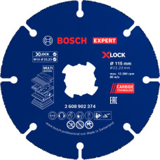 Відрізний круг Bosch Expert Carbide Multi Wheel X-Lock 115x22.23 мм, 10 шт