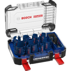Набір коронок з адаптером і свердлами Bosch Expert Construction Material Power Change Plus Set, 20-76 мм, 15 шт