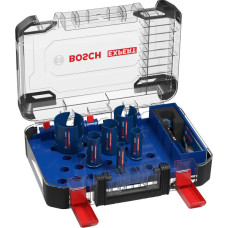 Набір коронок з адаптером і свердлами Bosch Expert Construction Material Power Change Plus Set, 20-64 мм, 10 шт