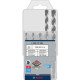 Набір свердел Bosch PRO HEX-5, 4-10 мм, 5 шт