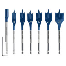 Набір перових свердел Bosch Expert Self Cut Speed 16-32 мм, подовжувач 152 мм, 7 шт