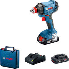 Акумуляторний ударний гайковерт Bosch GDX 180-LI Professional, 2 акб 2 Ah, з/п GAL 18V-40, у кейсі