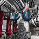 Акумуляторний ударний гайковерт Bosch GDX 180-LI Professional, 2 акб 2 Ah, з/п GAL 18V-40, у кейсі