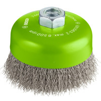 Щітка чашкова зачисна Bosch PRO Stainless Steel clean 100x0.3 мм, М14