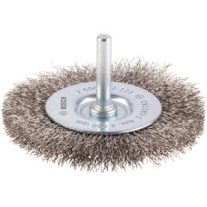 Щітка дискова зачисна Bosch PRO Stainless Steel clean 80x0.2 мм прямий хвостовик