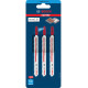Пиляльне полотно Bosch Expert Plastic Composites Clean T301CHM 117 мм, 3 шт