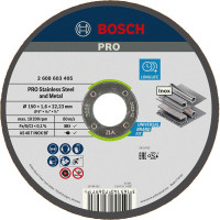 Відрізний круг Bosch PRO Stainless Steel and Metal 150x1.6x22.23 мм