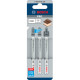Пиляльне полотно для лобзика Bosch PRO Hardwood Clean T 101 ВF 100 мм, 3 шт