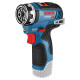 Акумуляторний дриль-шуруповерт Bosch GSR 12V-35 FC Professional, без акб та з/п, в кейсі, 4 адаптери