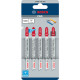 Пиляльне полотно для лобзика Bosch PRO Plastics PMMA Clean T 102 BF 92 мм, 5 шт