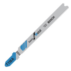 Пиляльне полотно для лобзика Bosch T 118 A Basic for Metal 92 мм, 3 шт