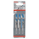 Пиляльне полотно для лобзика Bosch T 118 A Basic for Metal 92 мм, 3 шт