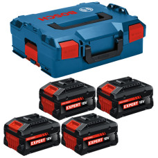Набір 4 акумулятори Bosch Expert EXBA 18V-55, 5.5 Ah у L-Boxx