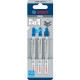 Пиляльне полотно для лобзика Bosch PRO Metal Thick and Thin T 123 XF 100 мм, 3 шт