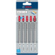Пиляльне полотно для лобзика Bosch PRO Plastics PVC Clean T 302 H 132 мм, 5 шт