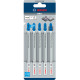Пиляльне полотно для лобзика Bosch PRO Metal Pipes and Profiles T 321 BF 132 мм, 5 шт