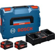 Набір 2 акумулятори Bosch Expert EXBA 18V-80, 8 Ah, з/п EXAL 18V2-320 у кейсі L-Boxx