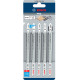 Пиляльне полотно для лобзика Bosch PRO Multi Material thick and thin T 345 XF 132 мм, 5 шт