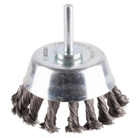 Щітка чашкова зачисна Bosch PRO Metal heavy 65x0.5 мм, прямий хвостовик